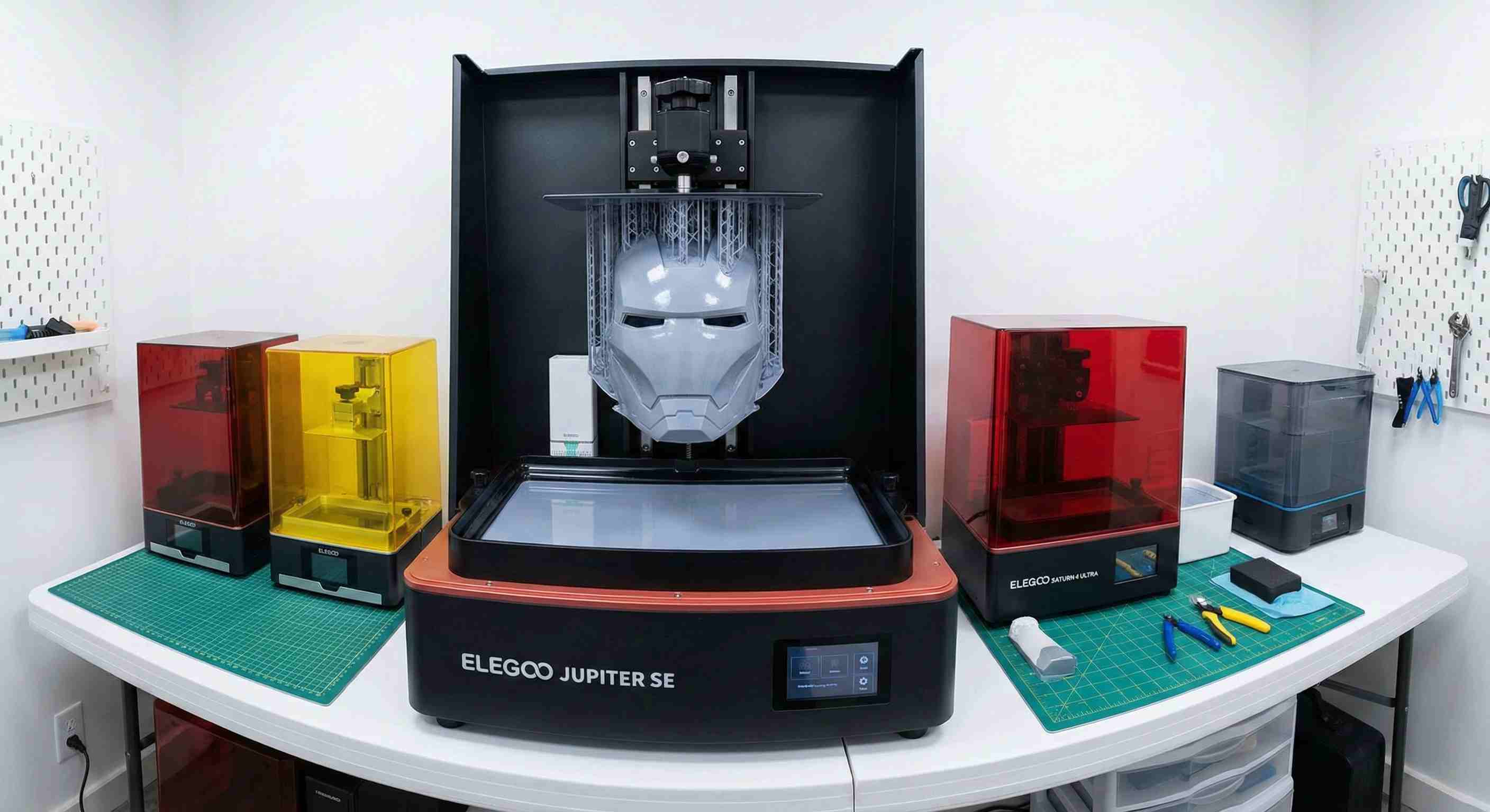 Best mid-size resin 3D printers 2026 comparison – Saturn, Mars, Anycubic side by side