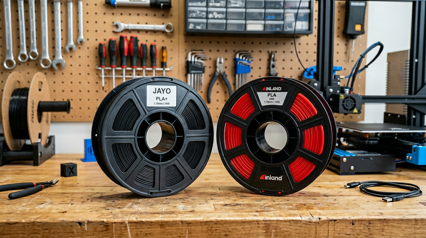 JAYO and Inland 3D printer filament – Reddit-approved budget brands for cheapest PLA PETG