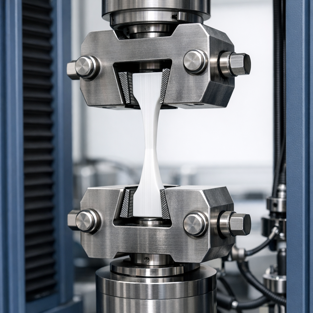 Machine that pulls test pieces until they break